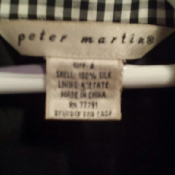 Luxurious Vintage Peter Martin Silk Beaded Pant Set- size 4 - Picture 5 of 6